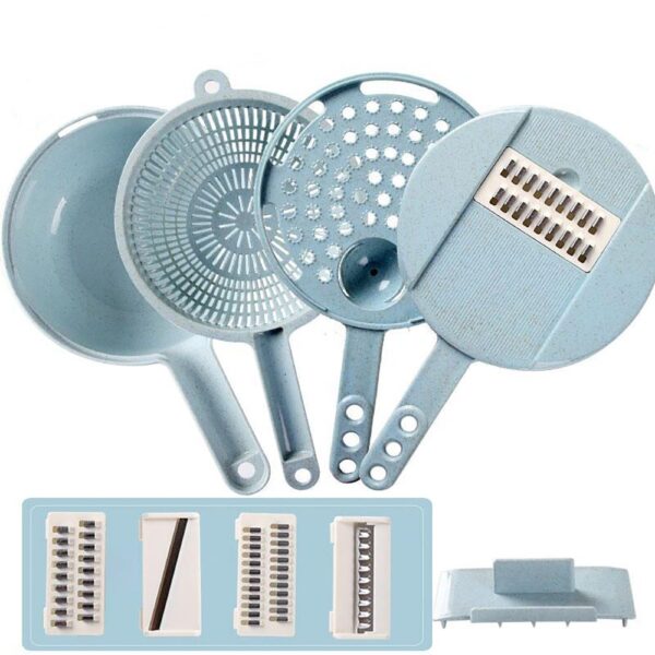 8-in-1 Multi-Function Mandoline Slicer & Grater - Image 5