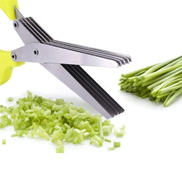5-Layer Stainless Steel Herb Scissors
