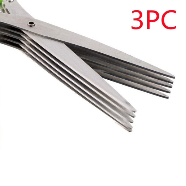 5-Layer Stainless Steel Herb Scissors - Image 4